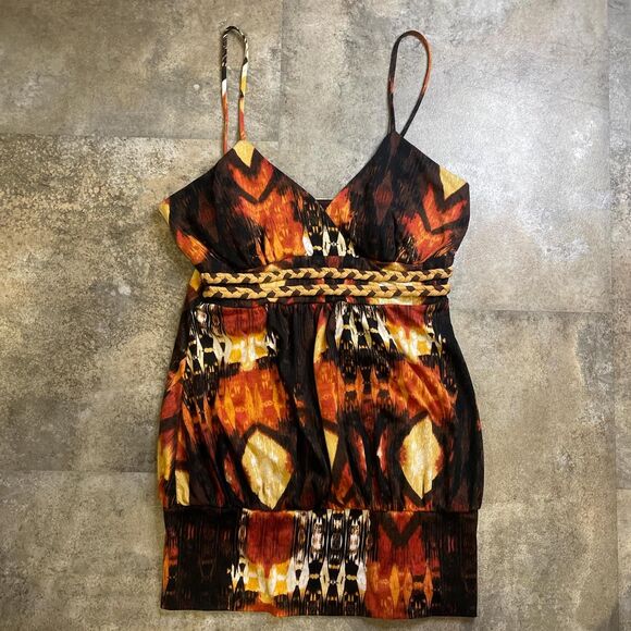 Self-esteem Women's Brown and Orange Vest - Picture 1 of 6